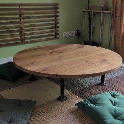 Kundenprojekt: Tischplatte rund mit 100 cm Durchmesser!